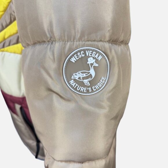 WeSC Vegan Landscape Puffer Sunset Sunburst Cactus Jacket Unisex (Size XL) - Picture 5 of 10